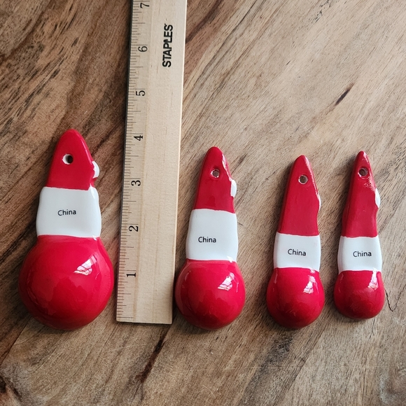 Santa Claus Ceramic Measuring Spoons - Picture 8 of 8